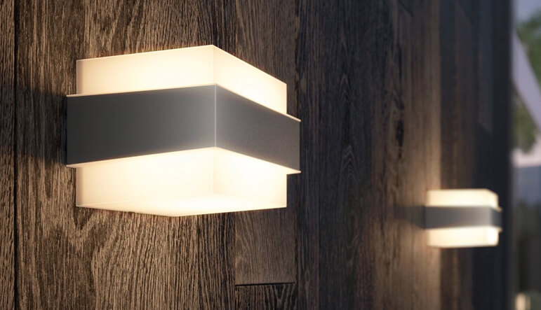 Outdoor motion lights.